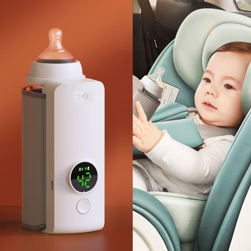 Travel-Friendly Baby Bottle Warmer – Wireless USB Rechargeable Bag