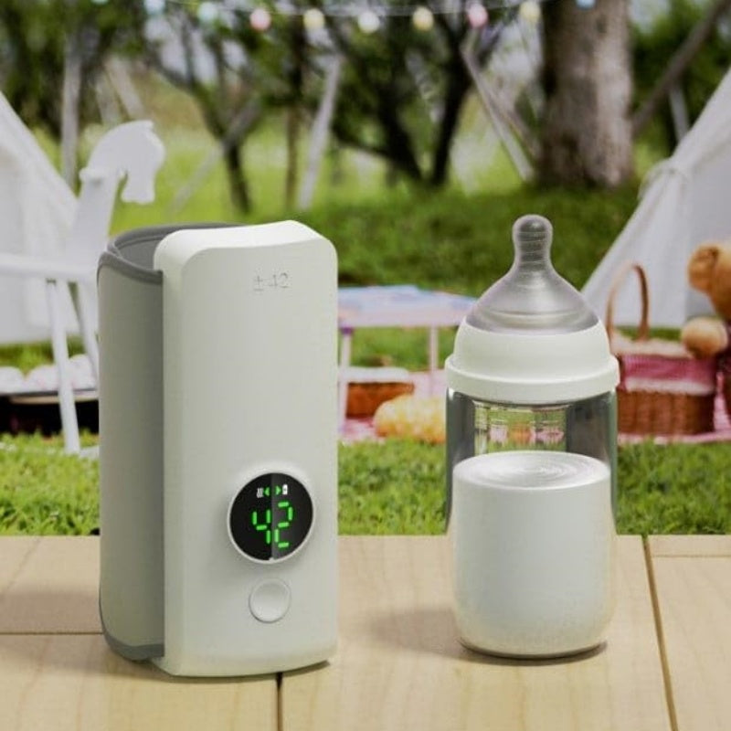 Travel-Friendly Baby Bottle Warmer – Wireless USB Rechargeable Bag