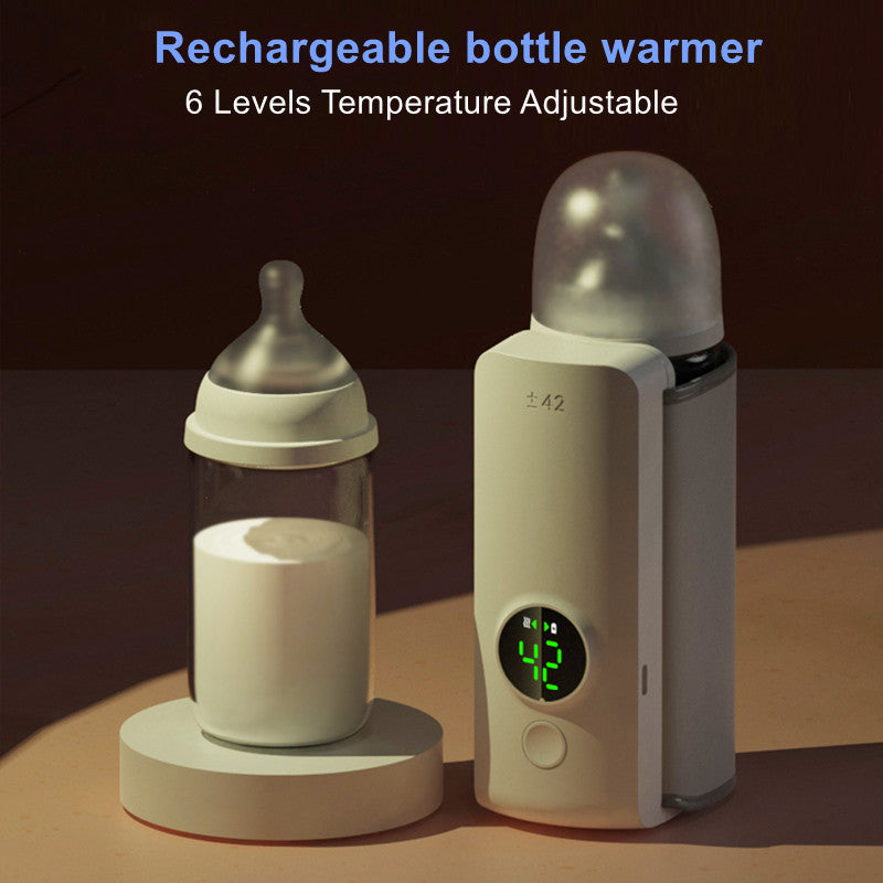 Travel-Friendly Baby Bottle Warmer – Wireless USB Rechargeable Bag